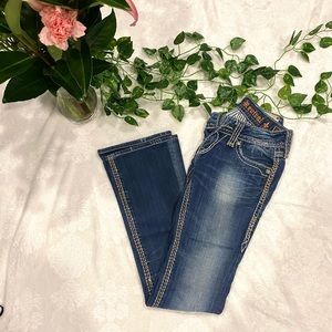 Rock Revival Size 25 bootcut/flare low rise jeans